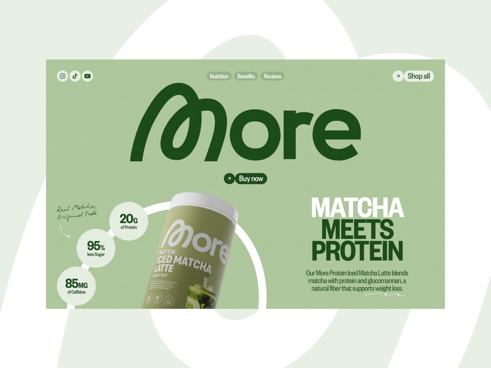 More Nutrition:  You deserve More